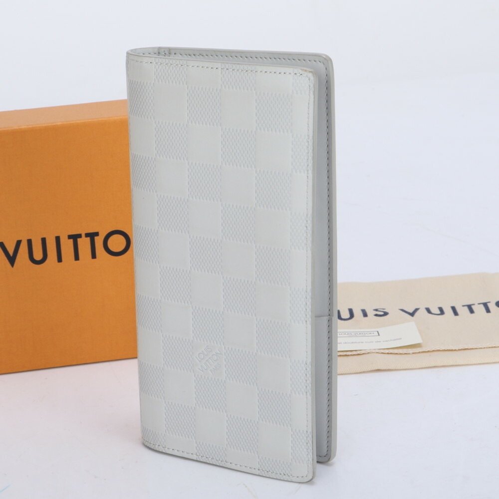 Louis Vuitton Damier Infinie Portefeuille Brazza NM N60335 Leather Long Walle... - Picture 2 of 7